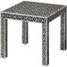 Jamie Young Evelyn Inlay Side Table -D. ST. 20EVEL-STMOP