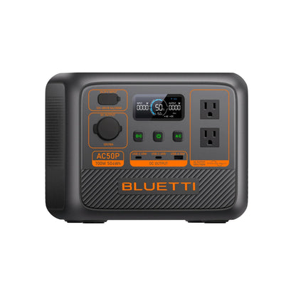 Aurora Generators AC50P Portable Power Station | 700W 504Wh - PowerGen USA - P-AC50P-US-GY-BL-010