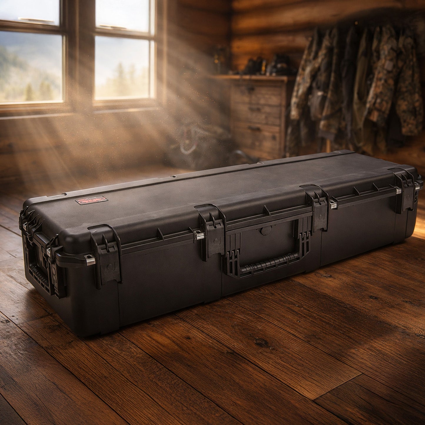 SKB Cases iSeries 3i-4414-10DB Large Double Bow Case with Hard Plastic Exterior - 429779