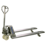 Wesco Industrial Products 272152 5,500 lb. Stainless Steel Pallet Truck with 27" x 48" Fork