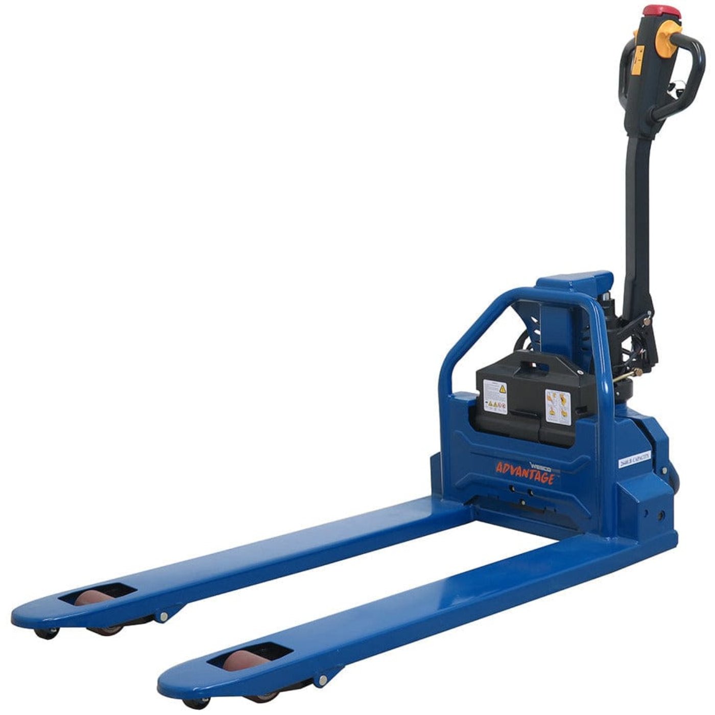 Wesco Industrial Products 273922 Advantage Pro-Power Light-Duty Electric Pallet Truck with 27" x 48" Forks - 2640 lb. Capacity