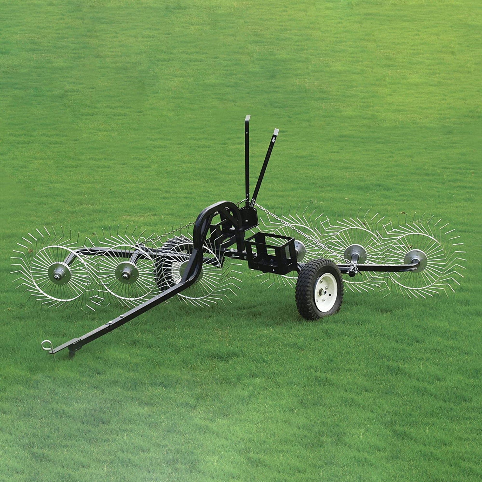 Yard Tuff ACR-600T 55 Inch Steel Tow Behind Acreage Rake with Pin Style Hitch - 276286