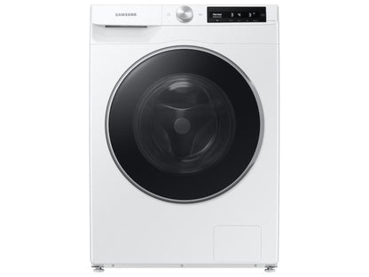 SAMSUNG 2.5 cu. ft. Compact Front Load Washer with AI Smart Dial and Super Speed Wash in White - WW25B6900AW-KT