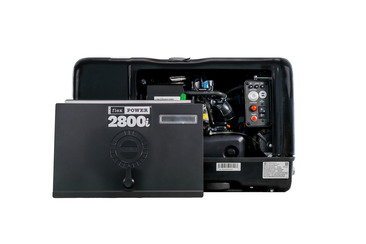 RVMP Flex Power 2800i | 2800 Watt Dual-Fuel Installed RV Generator -, 4LI-RV281