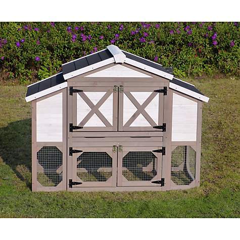 Merry Products & Garden 4-Door Country Style Chicken Coop - PTH0520010702