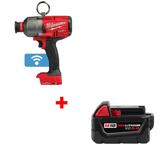 Milwaukee 2865-20 M18 FUEL Hex Utility HTIW w/ FREE 48-11-1850 M18 Battery Pack - 713096