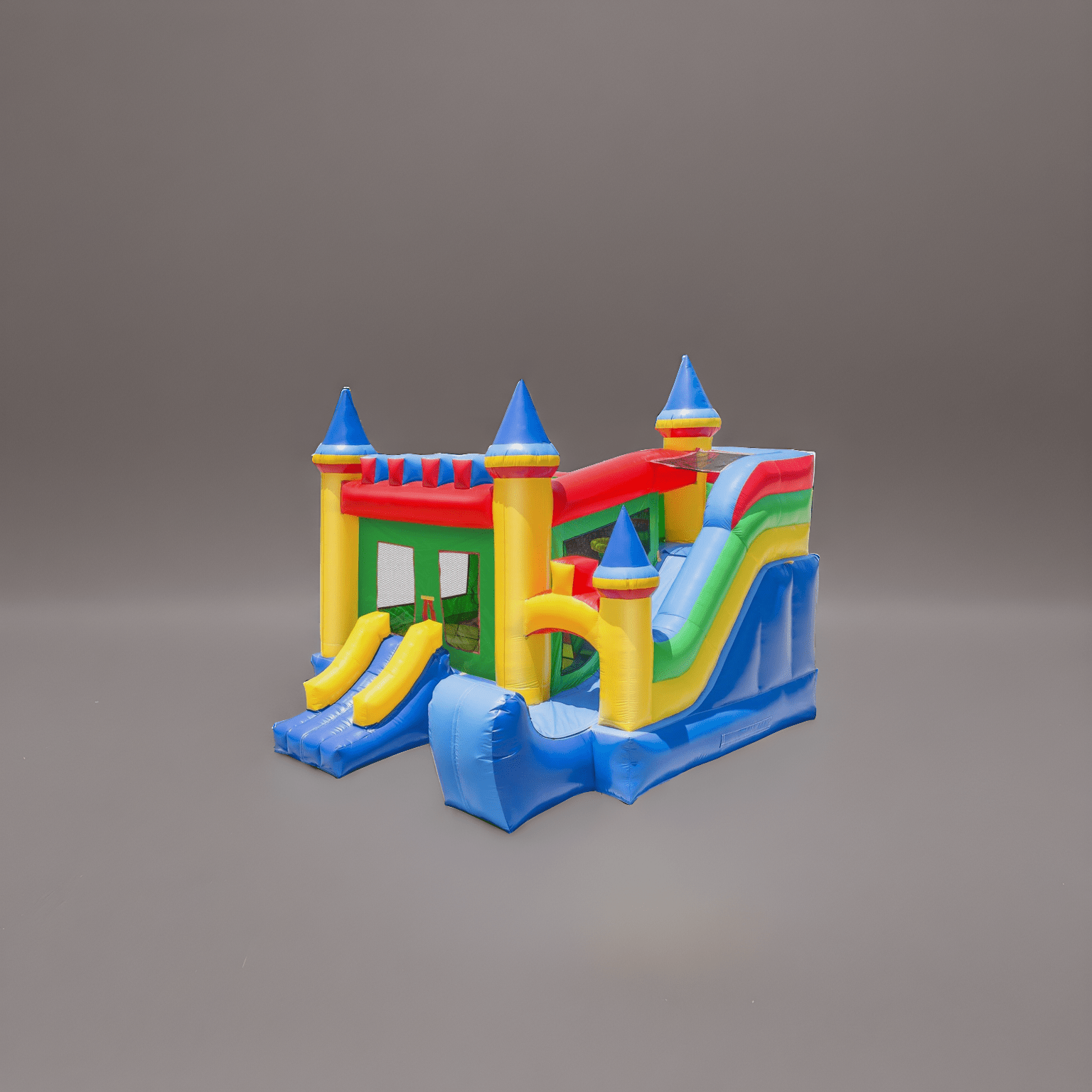 Commercial Castle Inflatable Bounce House with Slide by Cloud 9