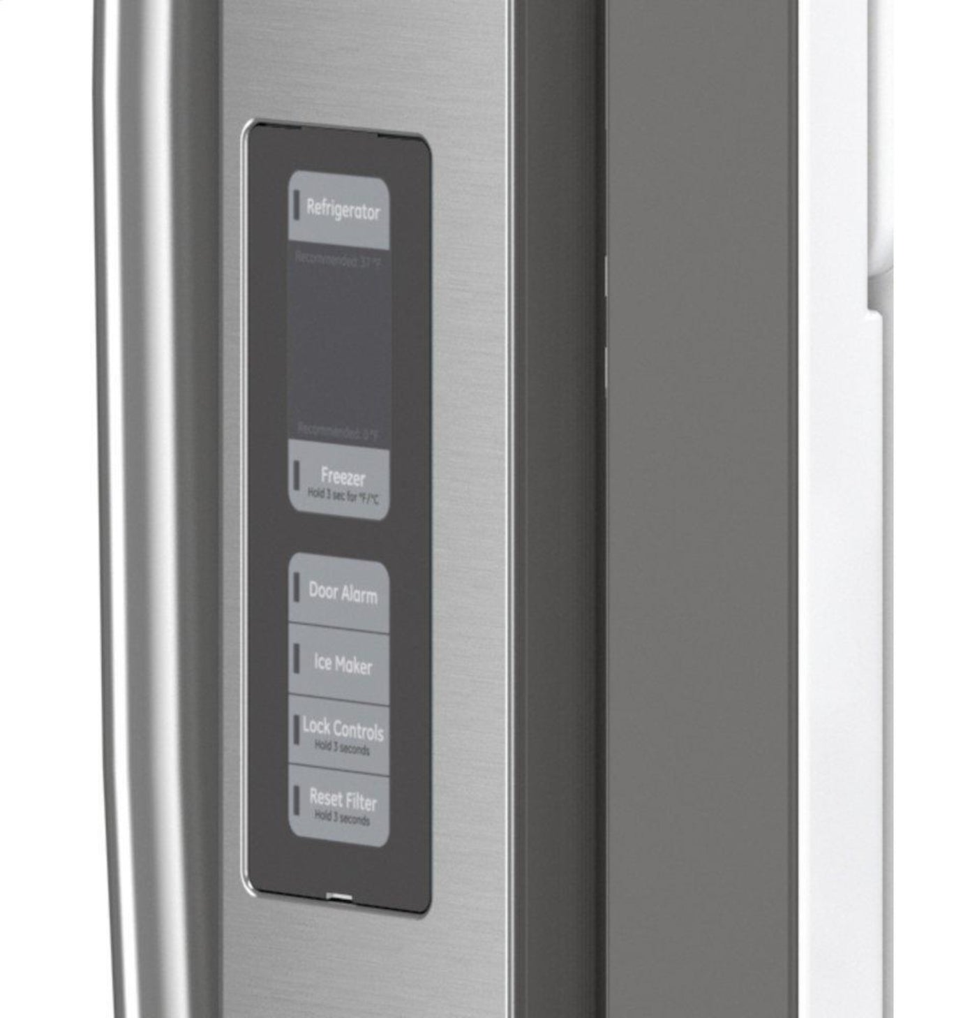 GE APPLIANCES GWE19JMLES GE® ENERGY STAR® 18.6 Cu. Ft. Counter-Depth French-Door Refrigerator - GWE19JMLES-KT