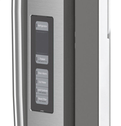 GE APPLIANCES GWE19JMLES GE® ENERGY STAR® 18.6 Cu. Ft. Counter-Depth French-Door Refrigerator - GWE19JMLES-KT