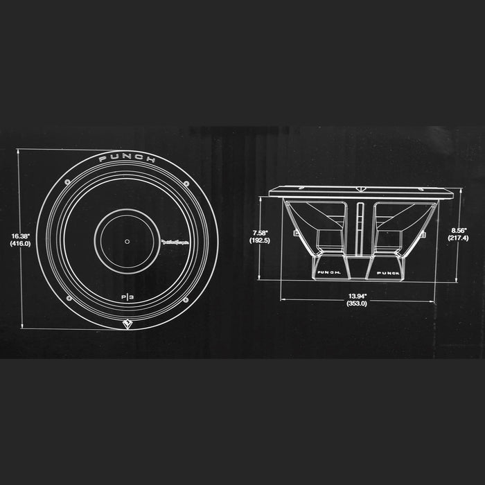 Rockford Fosgate 15" 1200 Watt 4-Ohm Car Audio Subwoofer Sub P3D415 4 Pack - 194467