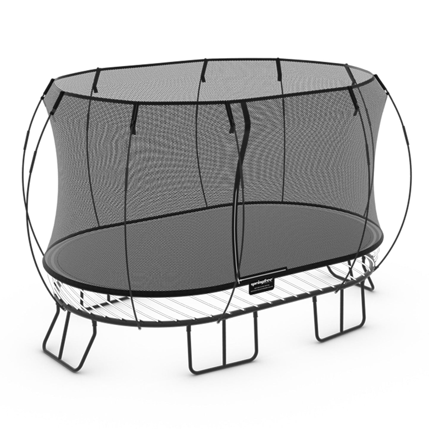 Springfree Trampoline Kids Oval 8 x 13Ft Trampoline & FlexrStep V2 Safety Ladder - 299727
