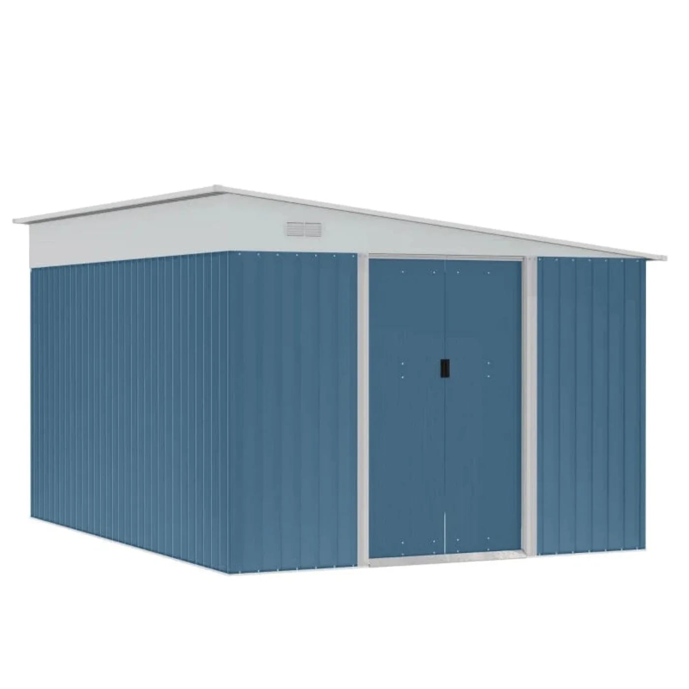 Outsunny 11.5' x 9' x 6.5' Steel Garden Storage Shed - 845-529