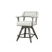 ECI Furniture PGA Spectator Swivel Stool with Nailhead Seat - 0921-95-SCS