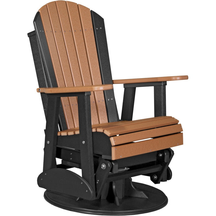 LuxCraft 2' Adirondack Swivel Glider - 2SAPGCHB