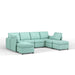 LINSY HOME RUBIK I 6 Seats with 2 Ottomans - US-LH-SPF-Sofa-S900-A11-62-0-00