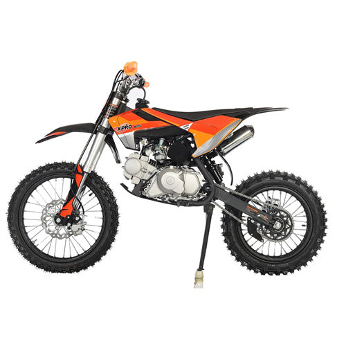 X-PRO X17 125cc Dirt Bike with Automatic Transmission, Electric Start, Big 17"/14" Tires - DB-K021-Blue