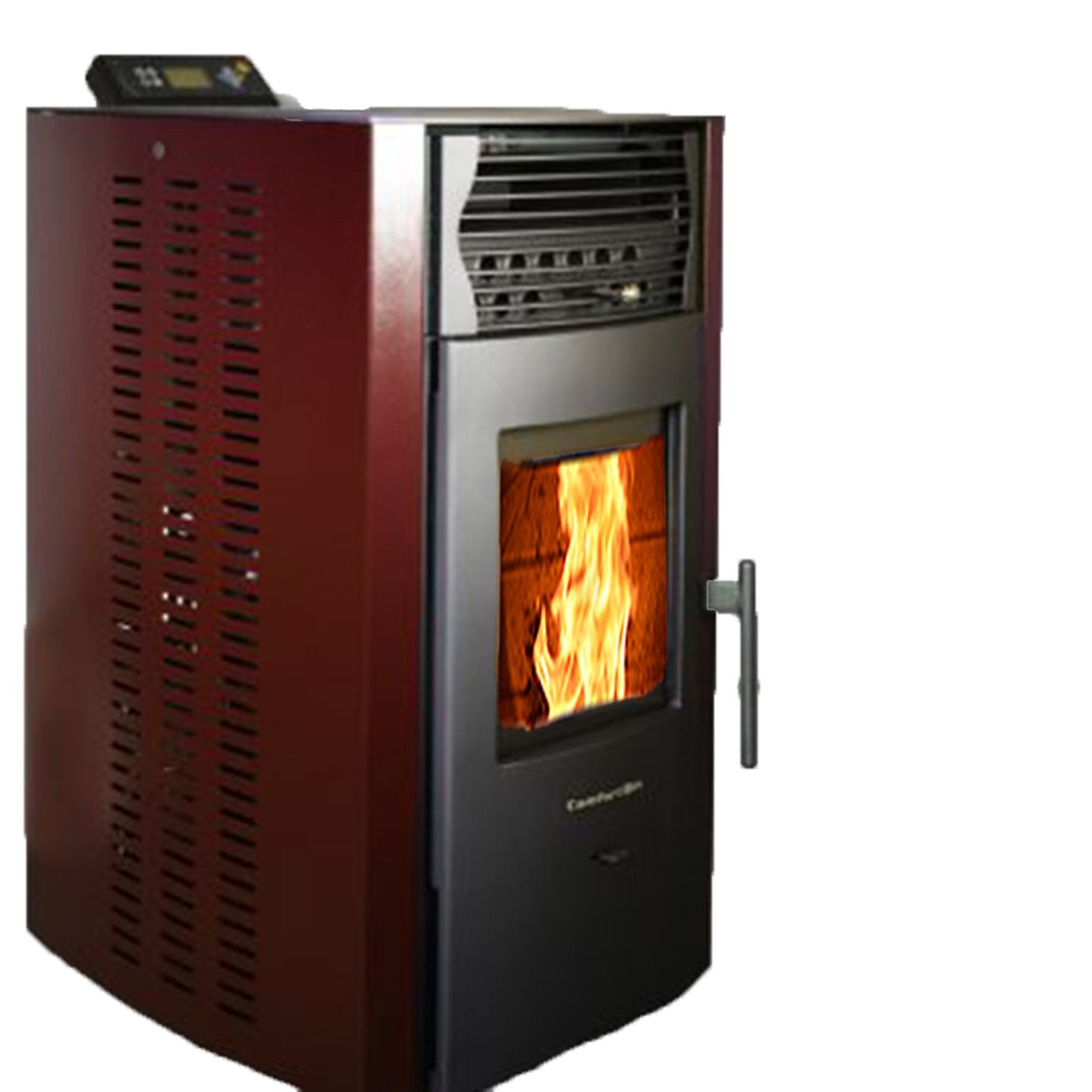 ComfortBilt HP50 2,200 sq. ft. Pellet Stove Auto Ignition 47 lb Hopper Burgundy New - HP50B