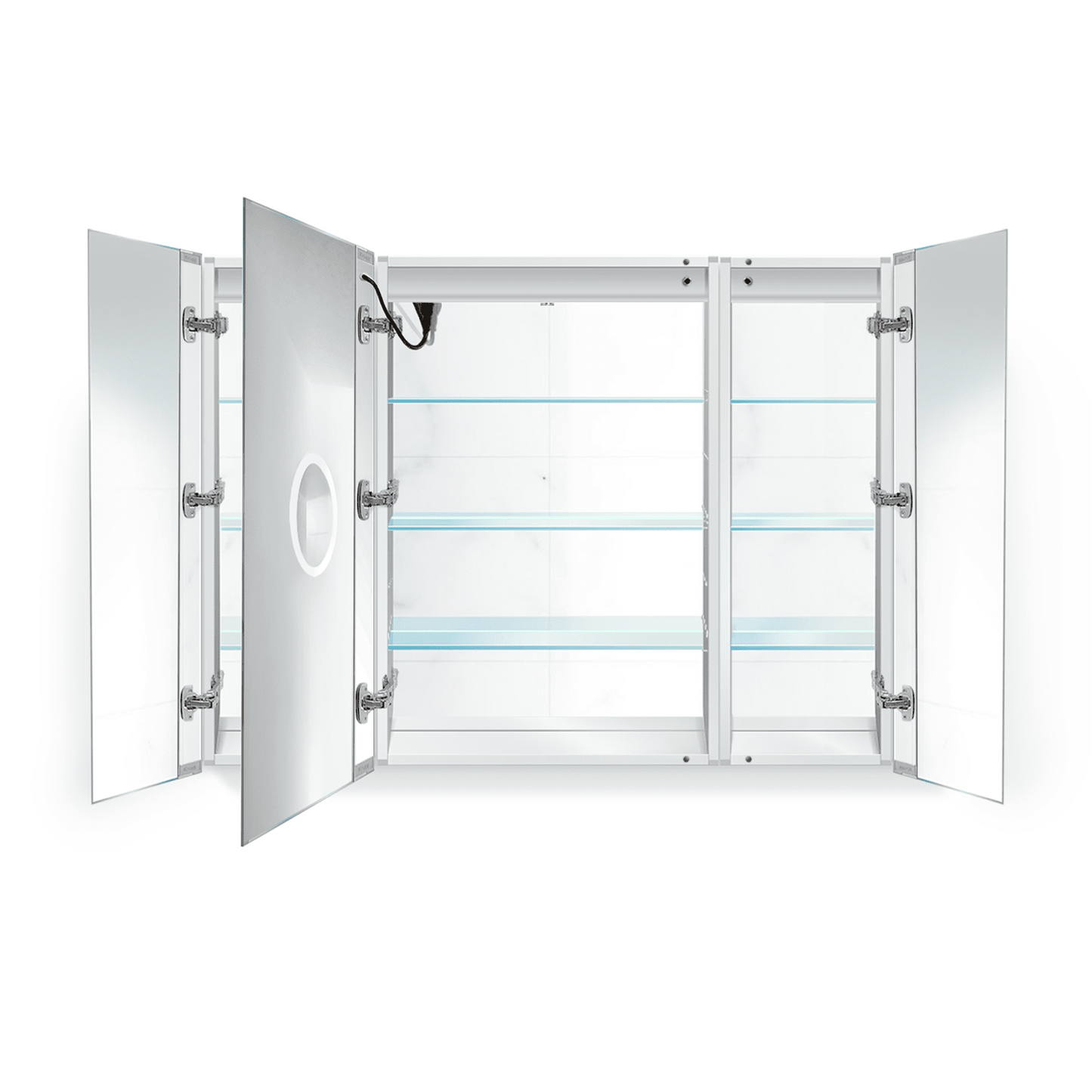 Krugg Svange 4836LLR 48" X 36" LED Medicine Cabinet with Dimmer & Defogger SVANGE4836LLR