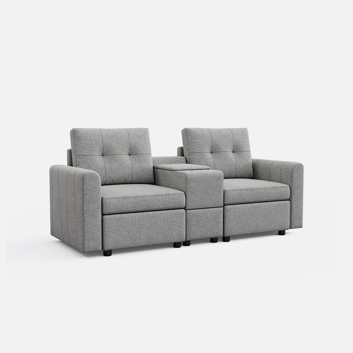 LINSY HOME RUBIK III 2 Seats With Console - US-LH-SPF-Sofa-S800-A-20101-0-00