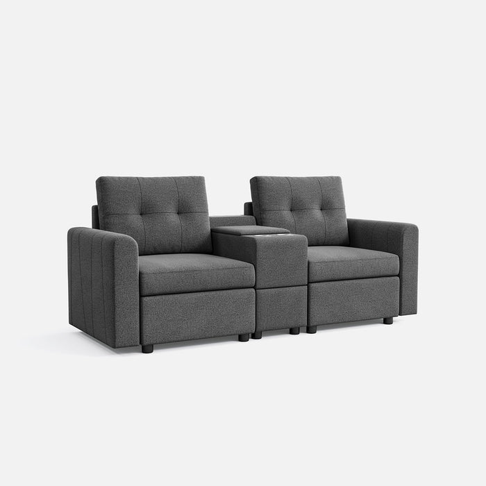 LINSY HOME RUBIK III 2 Seats With Console - US-LH-SPF-Sofa-S800-A-20101-0-00