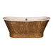 Akicon Custom Double Slipper Cast Iron Skirted Tub - AKBT31022-LP