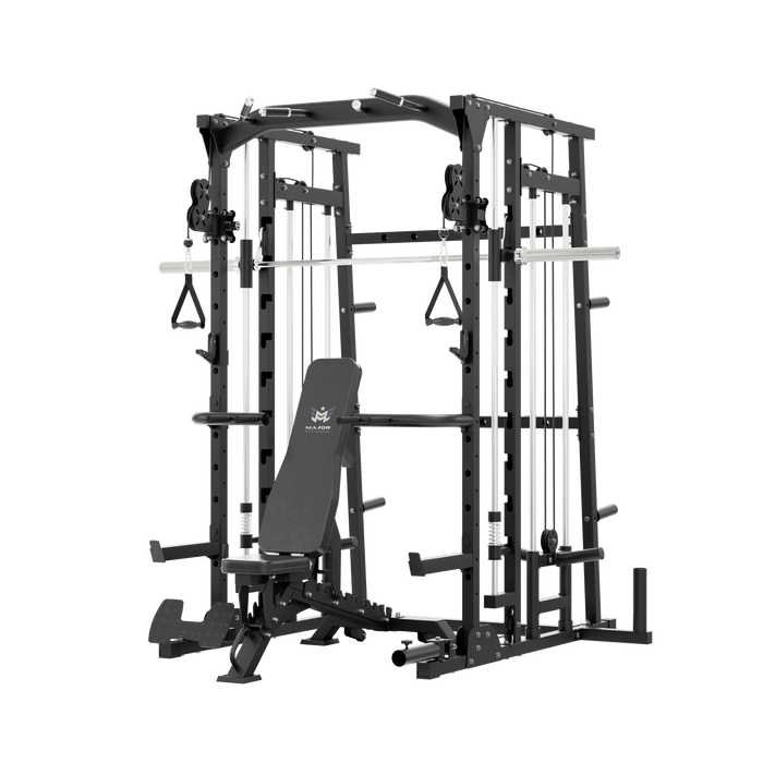 MAJOR FITNESS All-In-One Home Gym Smith Machine SML07 - S7BLS