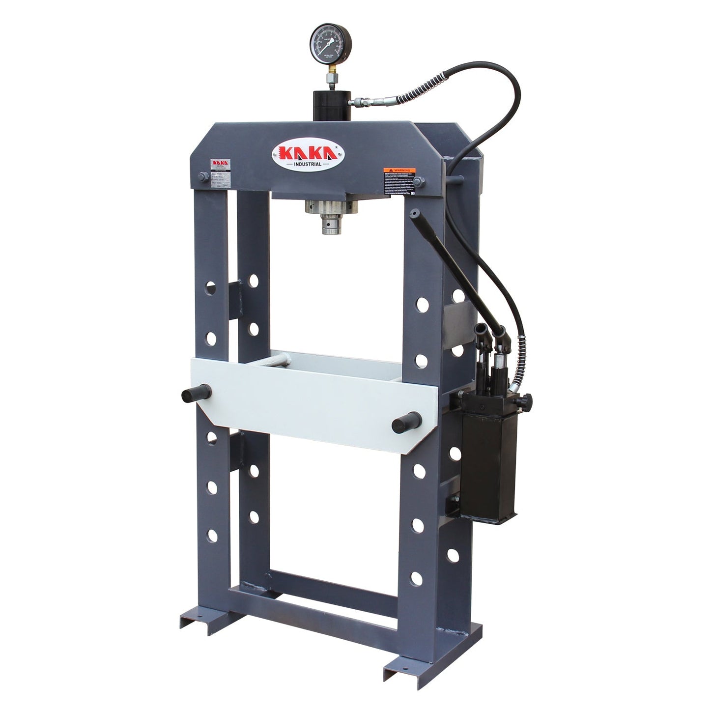 KAKA INDUSTRIAL HP-25S Hydraulic Shop Press, H-Frame Hydraulic Press with Manual Double Speed Pump,25 ton Press Capacity,7 in Stroke -  182122
