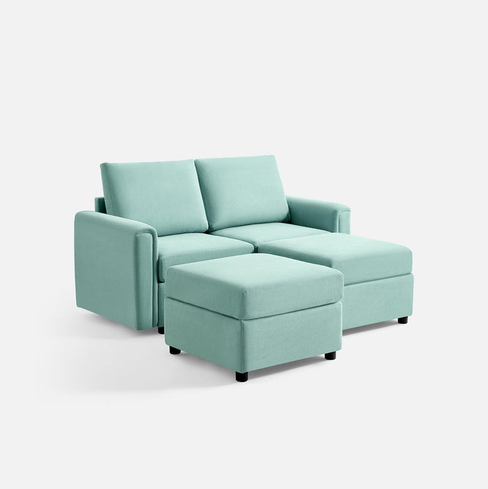 LINSY HOME RUBIK I 2 Seats with 2 Ottomans - US-LH-SPF-Sofa-S900-A11-22-0-00