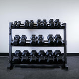 GIANT Rubber Hex Dumbbell Sets - Straight - 550LBSTRAIGHT