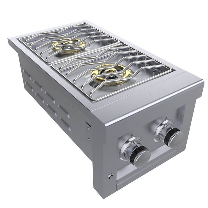 Sunstone Metal Products 13" Slide in Versa Double Burner SUN13VDB-LP