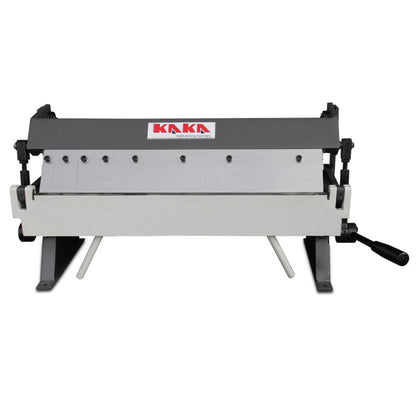 KAKA INDUSTRIAL Sheet Metal Brake, 24-Inch Metal Brake Bender, 20-Gauge Mild Steel Capacity,  Box and Pan Brake for Precision Bending, 0-135 Degree Adjustable Solid Construction Pan and Box Brake, Finger size is 1", 2", 3", 8" & 10"  W-2420A - 173102