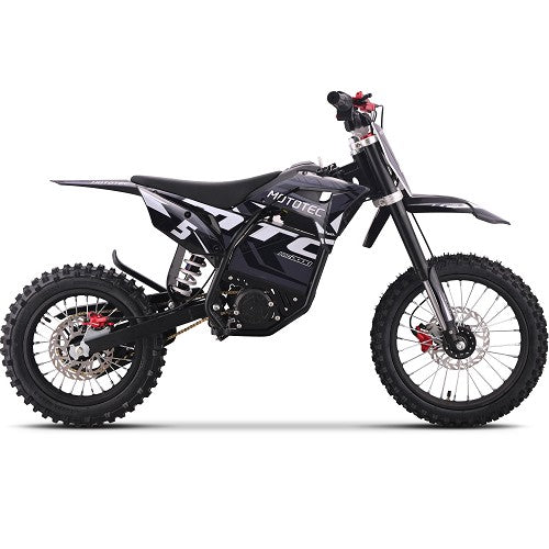 MotoTec 60v Pro Electric Dirt Bike 2000w Lithium Grey