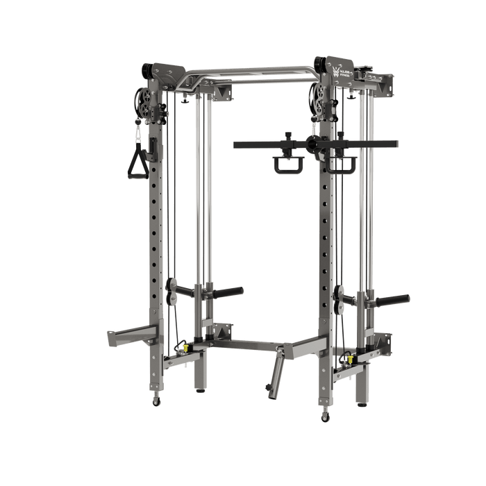 MAJOR FITNESS All-In-One Home Gym Folding Power Rack Lightning F35 - F35BL