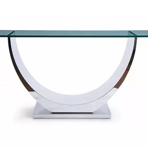 Greg Sheres Marseilles Polished Stainless Console Table - CN-03S