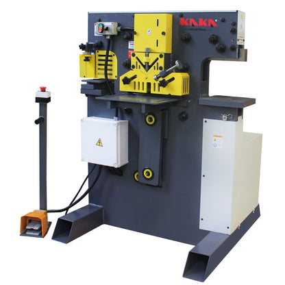 Kaka Industrial M-60, 60 Ton multi-function Metal Ironworker Punch Shear Notcher Brake 220V 3 phase - 181112V220