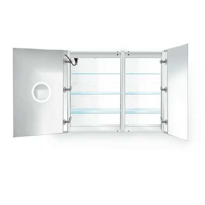 Krugg Svange 4236L 42" X 36" LED Bi-View Medicine Cabinet w/Dimmer & Defogger SVANGE4236L