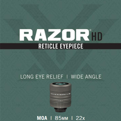 Vortex Optics RS-85REA Razor HD Reticle Eyepiece Ranging (MOA) Reticle - RS-85REA