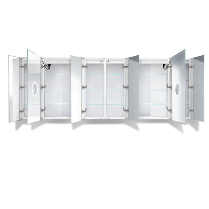 Krugg Svange 9636DLLLRRR 96″ X 36″ LED Medicine Cabinet with Dimmer & Defogger SVANGE9636DLLLRRR