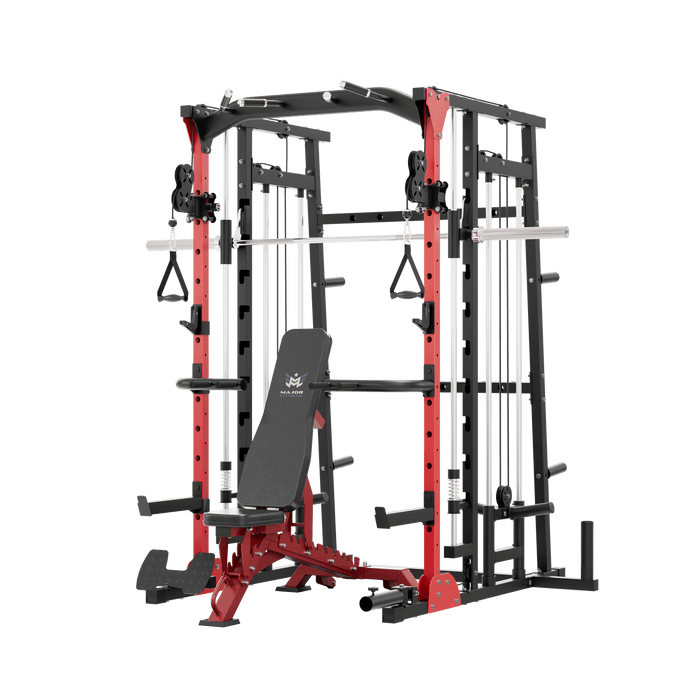 MAJOR FITNESS All-In-One Home Gym Smith Machine SML07 - S7BLS