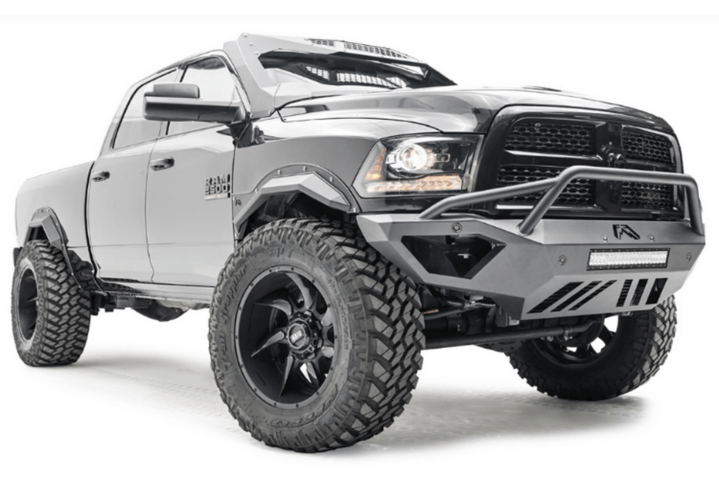 Fab Fours Open Fender Vengeance Pre-Runner Guard Truck Front Bumper 2016-2018 Dodge Ram 2500/3500 DR16-V4062-1