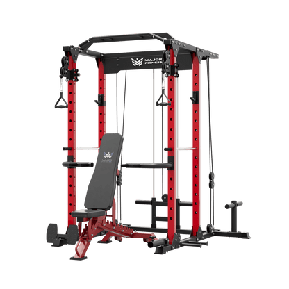 MAJOR FITNESS All-In-One Home Gym Power Rack PLM03 - K3BL