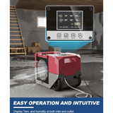 AlorAir® Storm LGR 1250X | Smart Wi-Fi 264 PPD Industrial Commercial Dehumidifiers - LGR 1250X in red