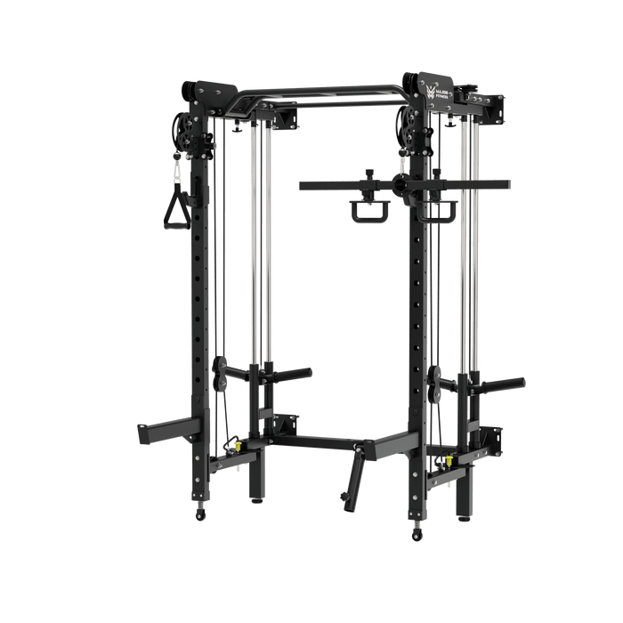 MAJOR FITNESS All-In-One Home Gym Folding Power Rack Lightning F35 - F35BL