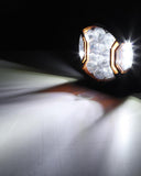 Auxbeam V-ULTRA Series 6/8 Pcs 5 Inch 172W LED Side Shooter Amber DRL with Power Harness - GP00011304