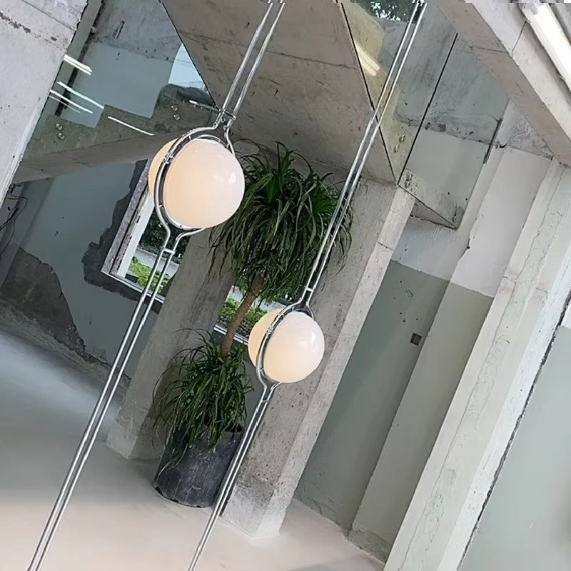Two Zuru Floor To Ceiling Lamp