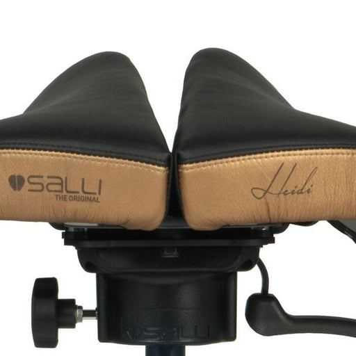 Salli Premium SwingFit Saddle Stool with Stylish Leather Upholstery