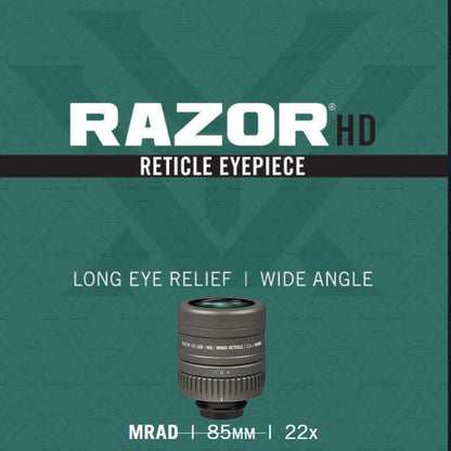 Vortex Optics RS-85REM Razor HD Reticle Eyepiece Ranging (MRAD) Reticle - RS-85REM