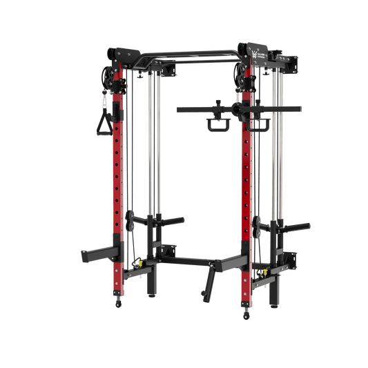 MAJOR FITNESS All-In-One Home Gym Folding Power Rack Lightning F35 - F35BL