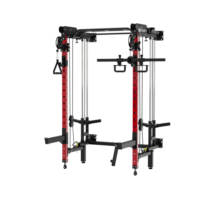 MAJOR FITNESS All-In-One Home Gym Folding Power Rack Lightning F35 - F35BL