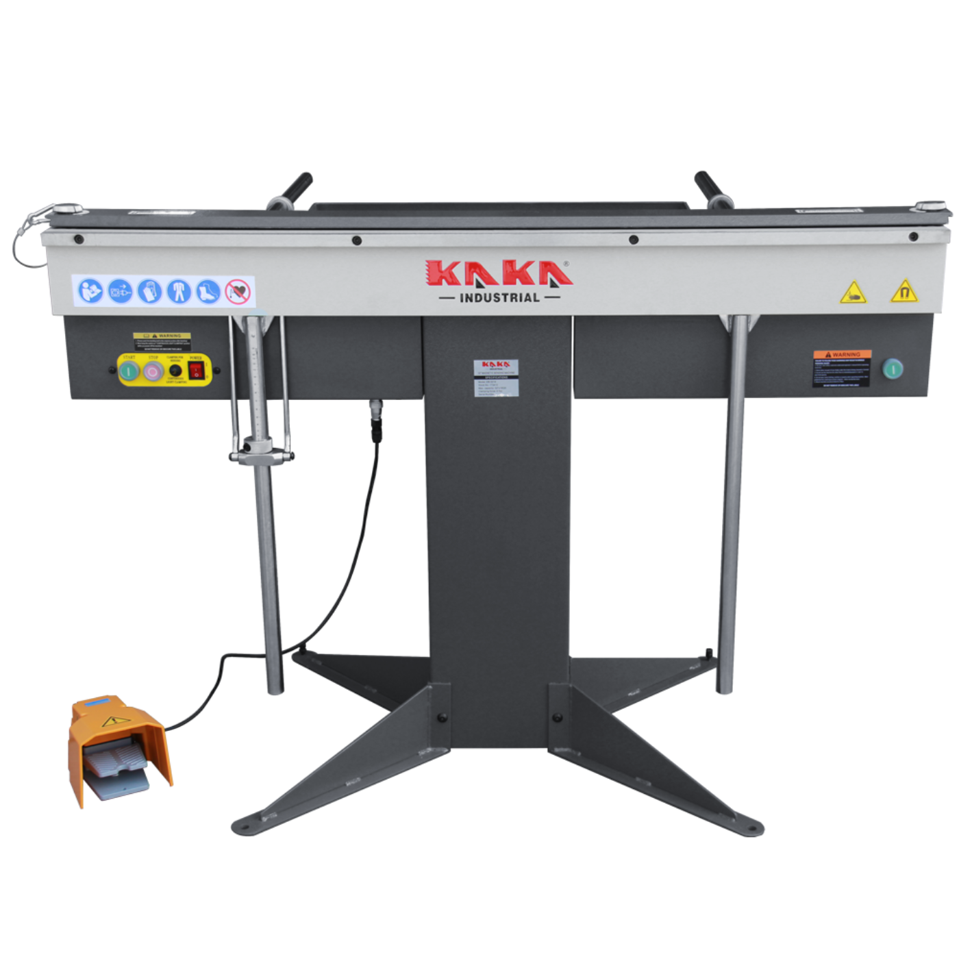 KAKA INDUSTRIAL Magnetic Pan and Box Brake, 52-Inch Electro Metal Brake Bender, 16-Gauge 6.5-Ton Box and Pan Brake, Bend Boxes or Pans to Any Depth Metal Bending Brake 220V-60HZ-1PH EB-5216 - 173410